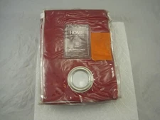 Home Decorators Collection Red Cotton Duck Grommet Window Panel 42 x 84 inches.