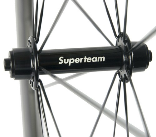 Superteam 50mm Kohlenstofffaser Rennrad Trumpf Räder 23mm Fahrrad Radsatz - Bild 7 von 11