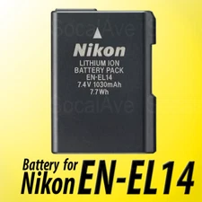 EN-EL14 14a Battery for Genuine Nikon D3100 D3200 D3300 D5100 D5200 D5300 Bulk P