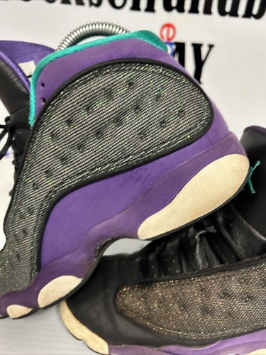 Nike Air Jordan 13 Retro 'Violet Teal' (439358-027) Taglia 5.5Y/7 Donna Così come sono - Foto 15 di 24