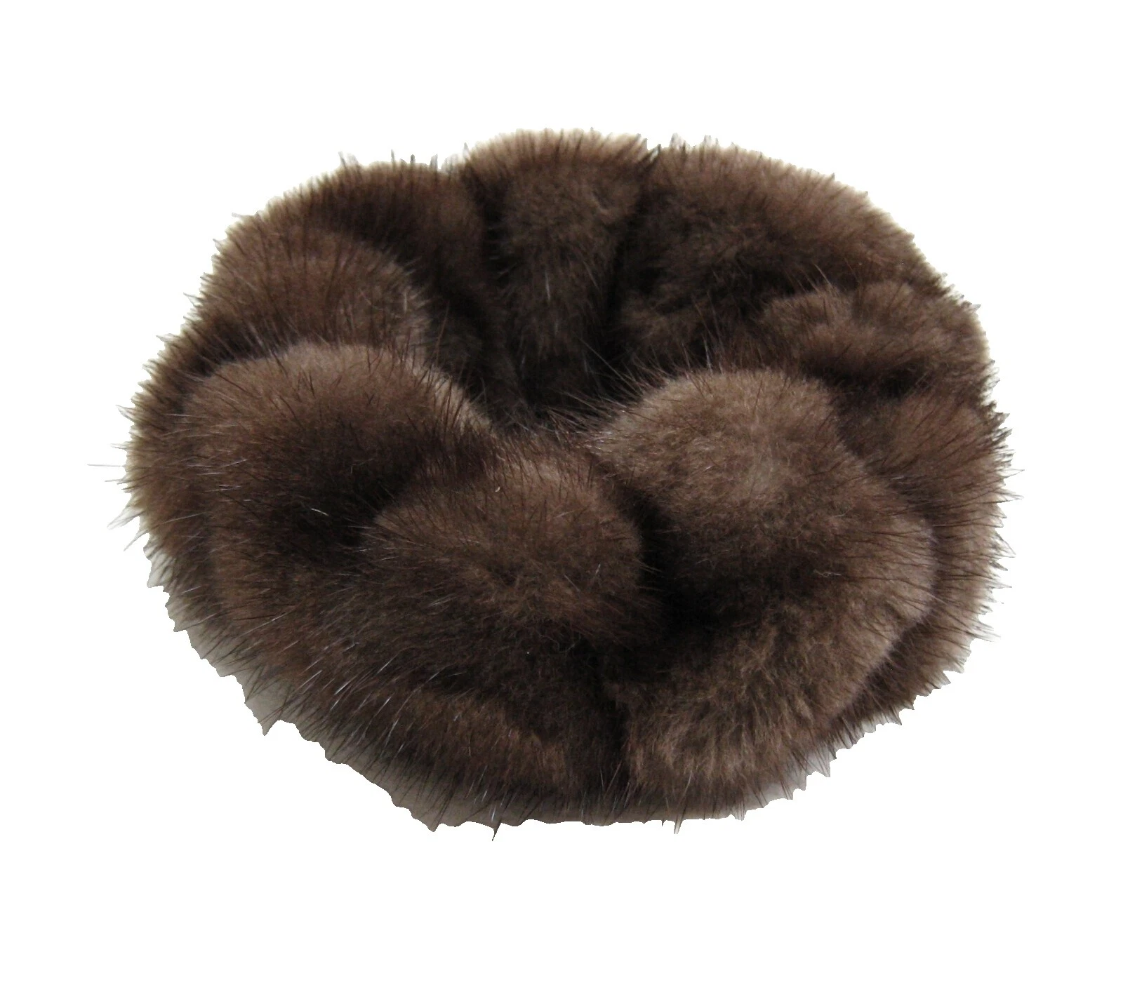 Gomas Pelo Marrón de Piel para Mujer