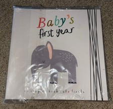 NEW Lucy Darling Baby's First Year Picture Scrapbook UNISEX Milestone Moments
