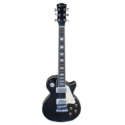 EXTREME EL-200 BK CHITARRA ELETTRICA STILE GIBSON 22 TASTI PONTE FISSO 2 TONI E