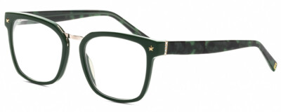 Elton John OPUS Designer Reading Glasses Emerald Green Black Marble Silver Panth