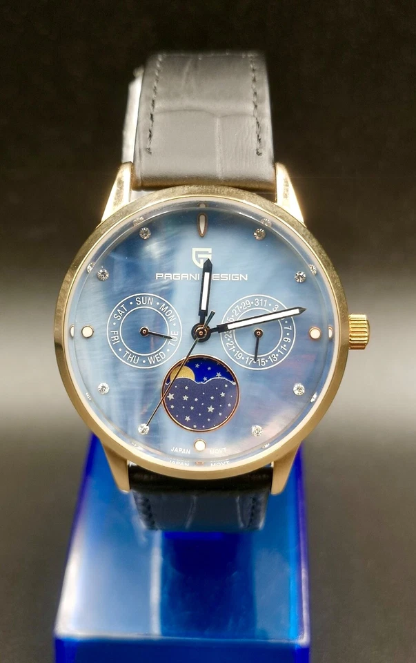 Nice PAGANI  DESIGN moon-phase lady Quartz watch. PD-2723L - Image 2 of 4