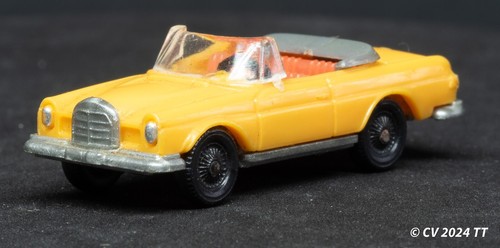 ~ 1:120 Wiking Kopie für Ü Ei (Ferrero), Mercedes Benz 280 C,~ chromgelb, selten - Picture 13 of 15