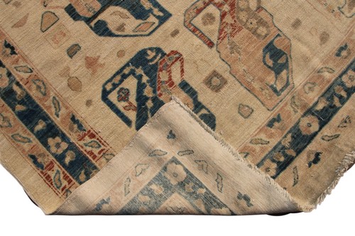 7x10 Ft Beige Fine Oriental Area Rug Afghan Hand Knotted Veg Dye Bedroom Rug - Picture 8 of 10