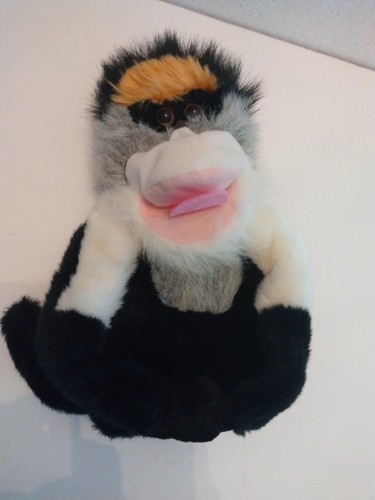 Geppeddo Hand Puppet Mandrill Plush Monkey - Picture 2 of 5
