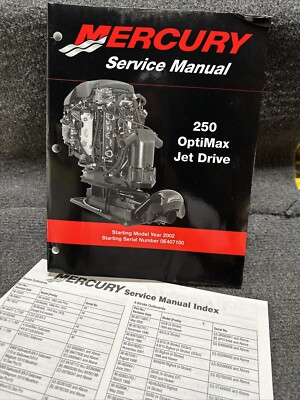 Mercury 90-888438, Service Manual, 250 OptiMax Jet Drive | eBay