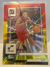 2022-23 Panini Donruss Holo Red and Gold Laser Collin Sexton #38
