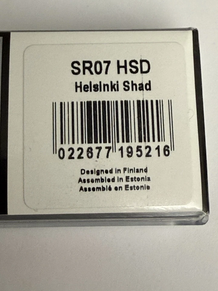 Rapala Shad Rap SR-7 Helsinki Shad (SR07 HSD) 2-1/2” 9g 5/16oz Deep Runner Nuevo Foto 4 de 4