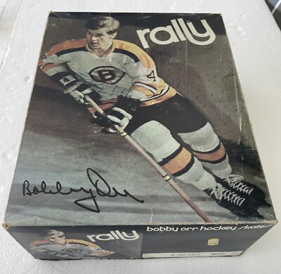Bobby Orr Boston Bruins Vintage 1970 Rally Hockey Skates w/ Box