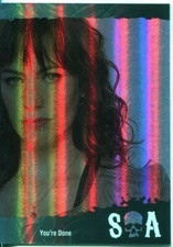 Sons Of Anarchy Seasons 4 & 5 Parallel Foil Base Card #58 [Ltd to /25]