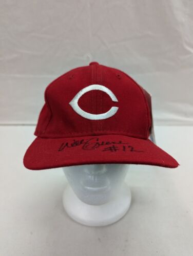 VTG Cincinnati Reds Willie Greene #12 Signed Baseball Cap 100% Wool Size 7 1/8 - Picture 2 of 12