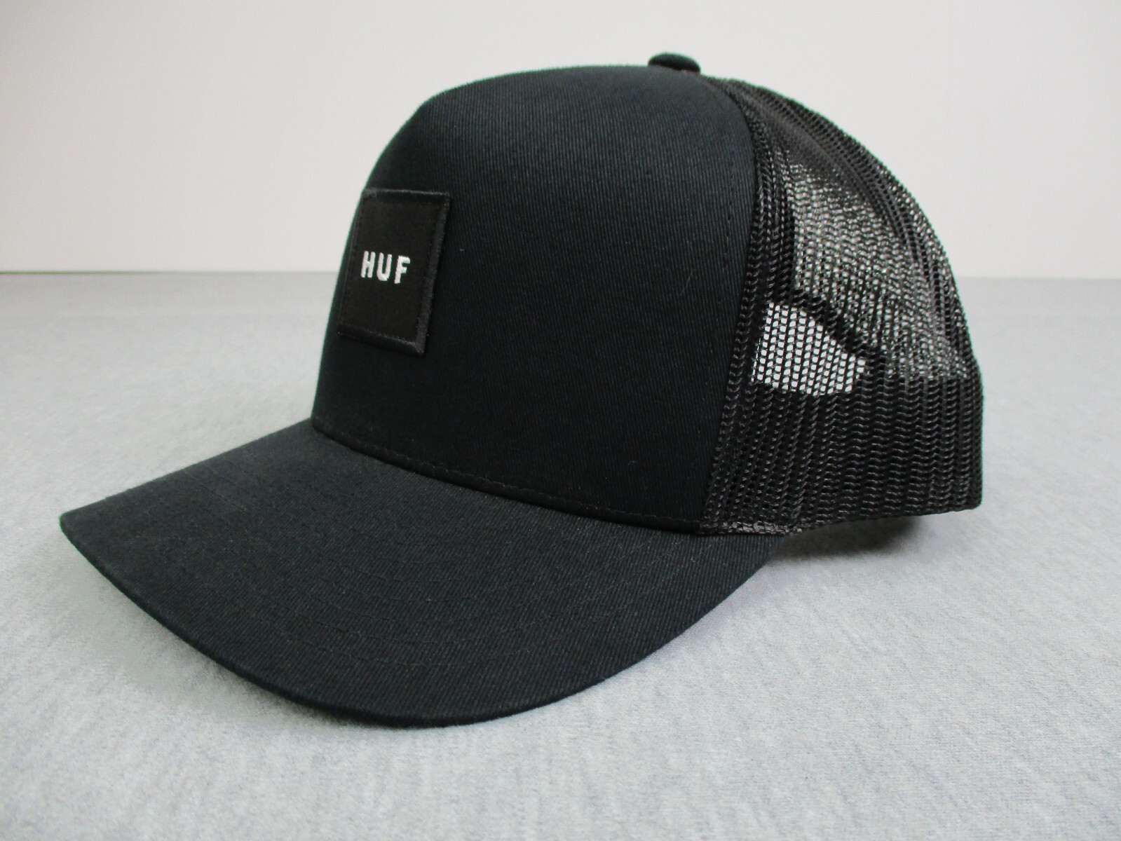 HUF Hat Cap Snap Back Black Adjustable Trucker Lo… - image 3