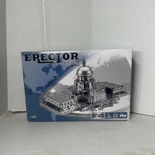 Erector Meccano Metal Construction Set US Capital Hill Building NEW OPEN BOX