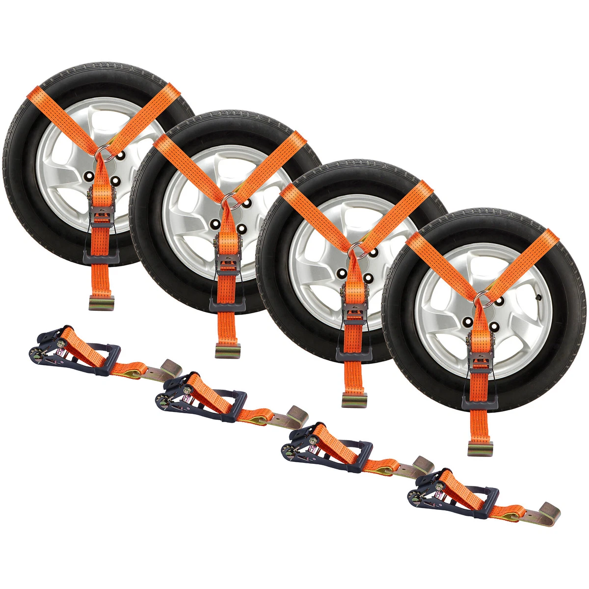 Tire straps 2024 for car hauler