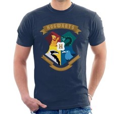 Image of All+Every Harry Potter All Hogwarts School Shield Men's T-Shirt