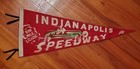 Rare Early Indianapolis Indy Motor Speedway Pennant Flag Felt 500 Mile Classic