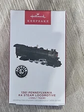 Lionel Locomotive Ornament 1361 Pennsylvania K4 Steam 28th Train Hallmark 2023