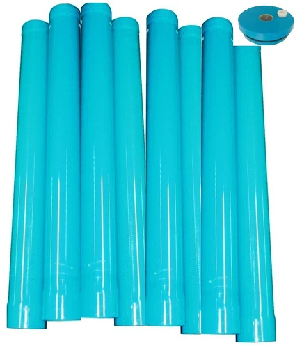 8 m Brunnenrohr Set mit Filterrohr DN125 Brunnenrohre 5" und Brunnendeckel 5" -1