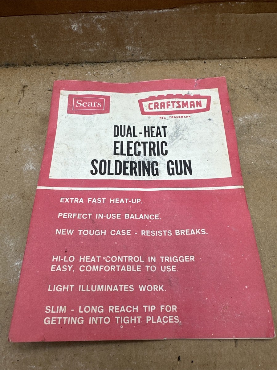 Vintage Sears Craftsman 200 Single And Dual Heat Electric Vintage Sears Craftsman 200 Single And Dual Heat Electric