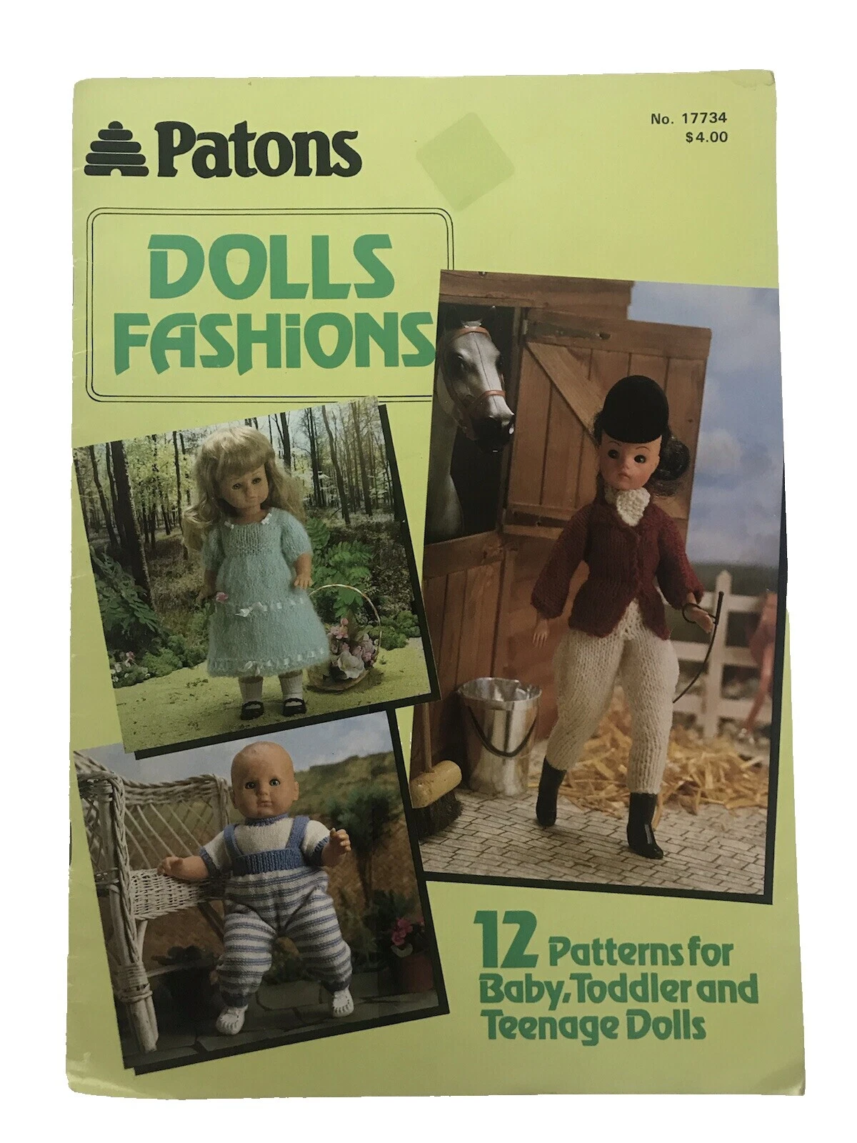Patons Contemporary Doll Clothings Patterns