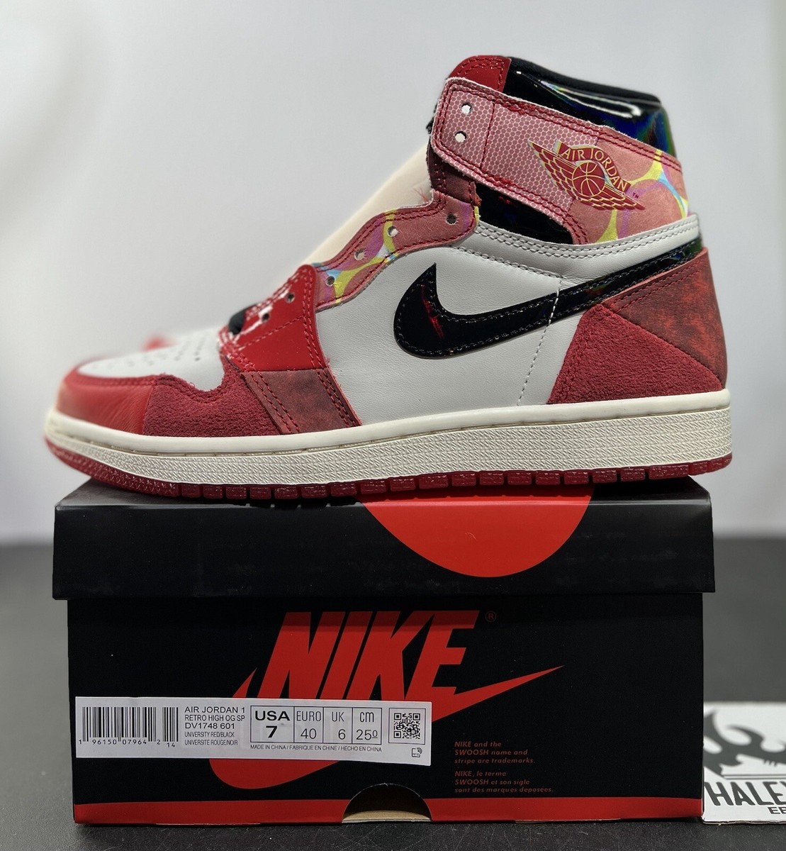 Spider Man × Nike Air Jordan 1 High OG Jordan 1 Retro High OG Spider-Man Across the Spider-Verse