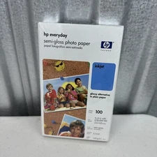 HP Everyday Semi Glossy Photo Paper 100 Sheets 4 x 6 ~ New Sealed
