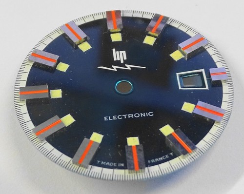 CADRAN MONTRE LIP R184 (ORIGINE NEUF DE 1980) ELEC. (n.19