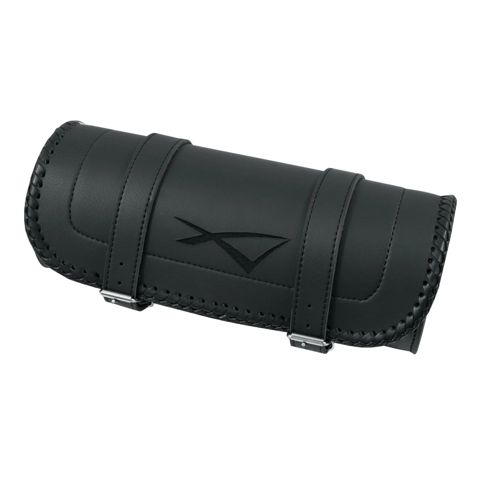 Sacoche Guidon 30 x 12 cm 3,6 lt. Sac A Outils Moto Chopper Custom noir - Photo 1/1