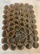 50 Empty Toilet Paper Tissue Rolls Tubes For Art, Crafts, School Projects, CLEAN