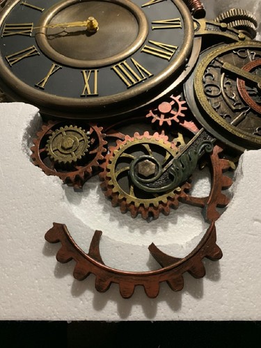 Scratch & Dent Mechanical Steampunk Astrolabe Star Tracker Wall Clock 17 Inch - Picture 4 of 4