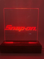 Snap-on Tool Box Logo Emblem Led Sign With Base Snap-on Tool Box Logo Emblem Led Sign With Base