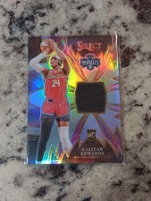 2024 Panini Select WNBA Aaliyah Edwards Sparks RC Jersey Rookie #6 Mystics