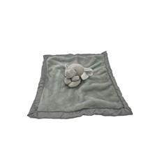 Carter's Elephant Lovey Soother Security Blanket Minky Satin Soft