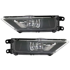For Volkswagen Tiguan 2018 2019 2020 2021 Fog Light Driver & Passenger Side Pair