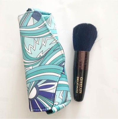 Emilio Pucci & Guerlain Brush With Pouch Set New Unused Rare Limited Double-Name