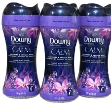 3- Downy Infusions Calm Lavender & Vanilla Bean In-Wash Scent Booster Beads 5 Oz