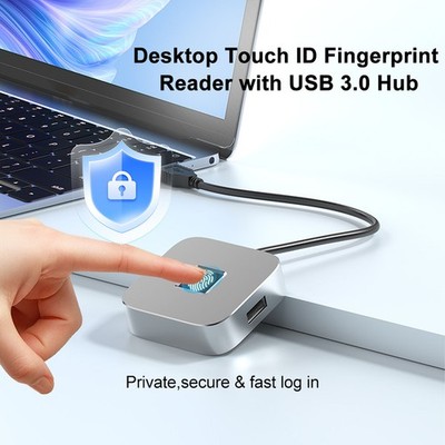 USB Fingerprint Reader Support For 10 11 PC Dongle 360 Degree Touch YSWW