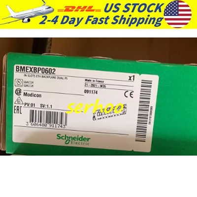 New In Box Schneider Electric BMEXBP0602 Modicon X80 Backplane Free Shipping NEW
