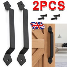 2Pcs Barn Door Pull Handle Heavy Duty Handle For Garage Shed Wooden Garden Gate
