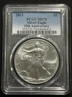 2011 $1 American Silver Eagle MS69 PCGS