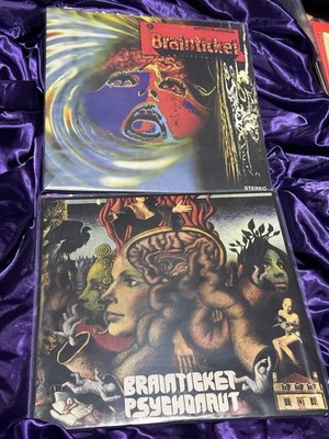 LOT of 2 NEW! BRAINTICKET Vinyl Records!- Psychonaut & Cottonwood Hill (71 /72 )