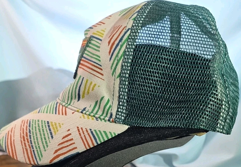Gorra de béisbol LL Bean Hat Snapback adulto blanca verde tribal senderismo al aire libre para hombre Foto 3 de 4