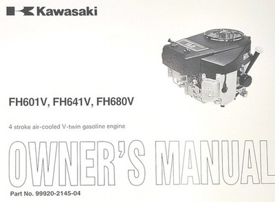 Kawasaki FH601V FH641V FH680V 19hp Air Cooled Twin Vertical Engine ...