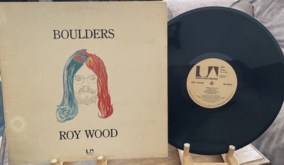 ROY WOOD BOULDERS 1st US GATEFOLD '73 LP uala168f OOP rare the move ELO EX Vinyl