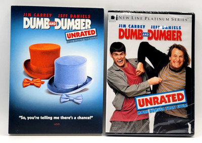 Dumb And Dumber Unrated (1994/2021) DVD w/ Slip Cover FACTORY SEALED NEW