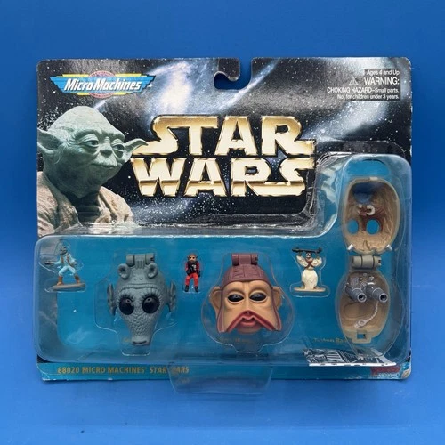 Micro Machines Star Wars Mini Figure Head Pods Collection #2 Galoob Vintage 1996