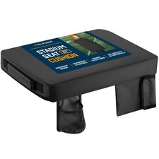 Alpcour Stadium Seat Cushion Black 21in Wide Extra Thick Waterproof Bleacher